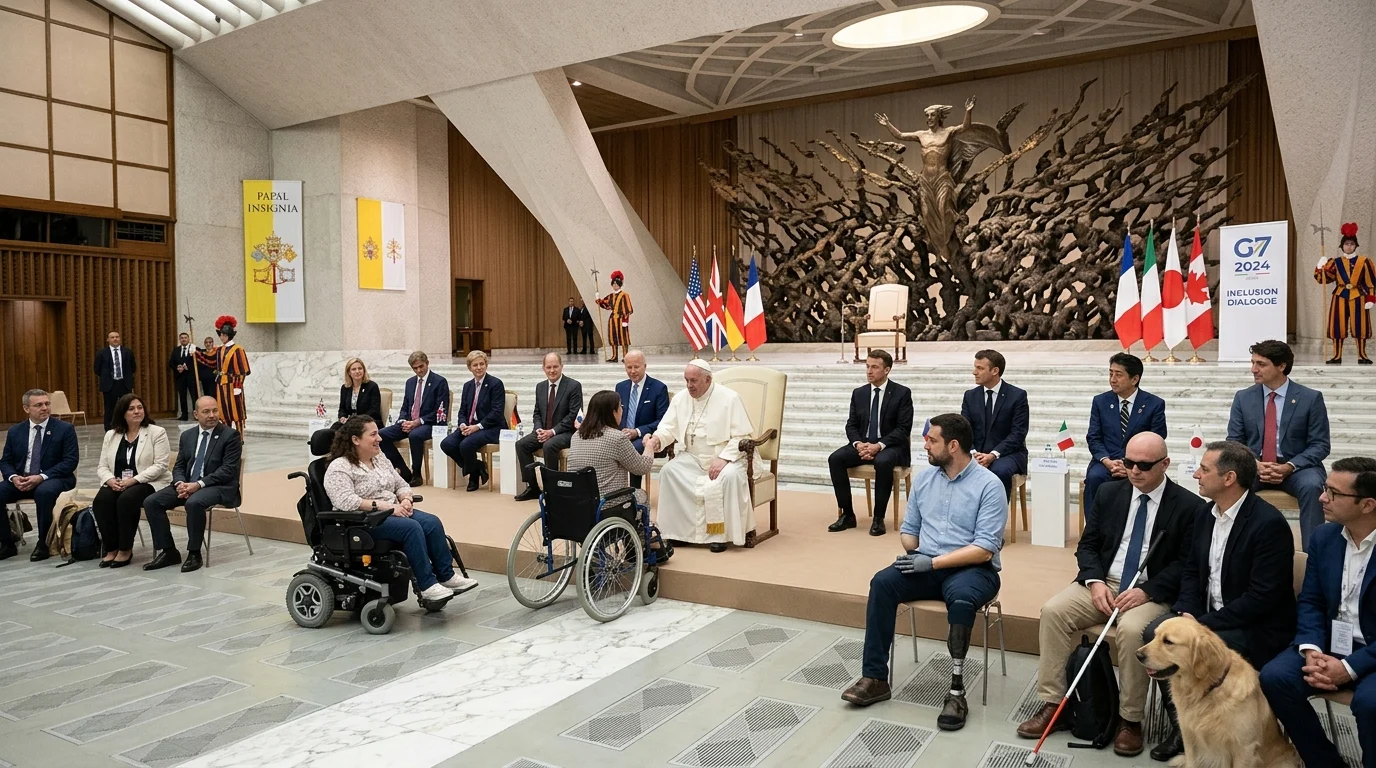 Papa Leone XIV al G7 su Inclusione e Disabilità: Per quanto diversi, siamo tutti uguali